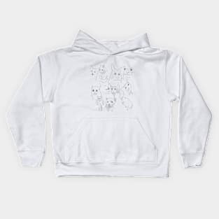 meme cats Kids Hoodie